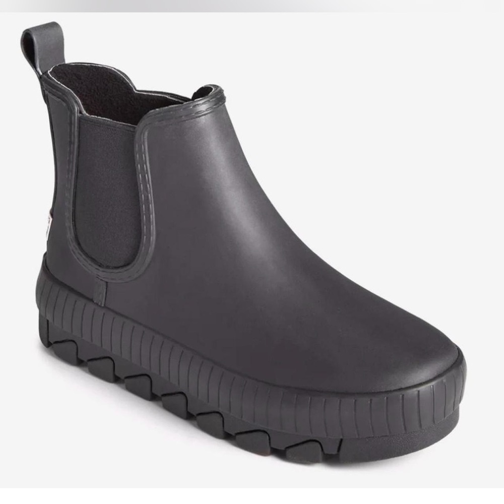 SPERRY Black waterproof TORRENT Chelsea boots WOMANS SIZE 5- EU 35